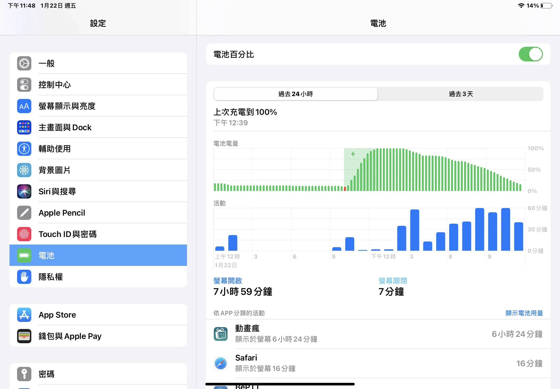 iPad Air 4 續航表現